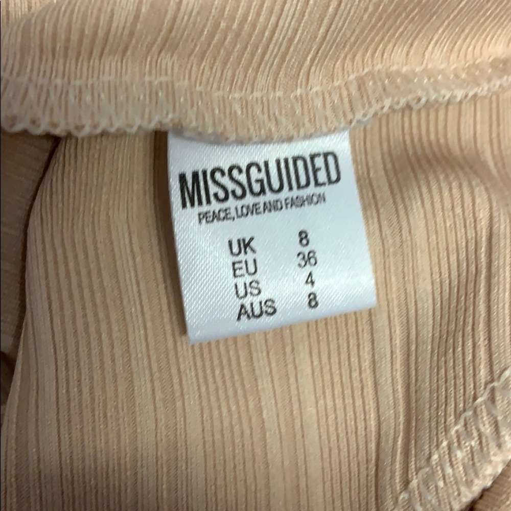 NWT Missguided Ribbed Crop Top - Picture 4 of 4
